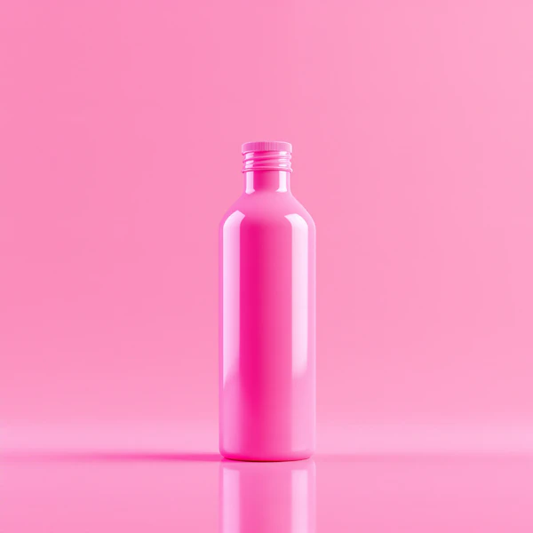 Glossy Pink Bottle