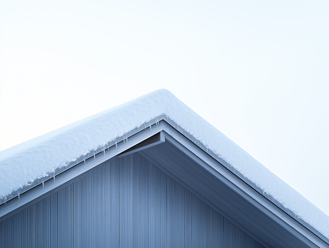 Snowy Roof Scene