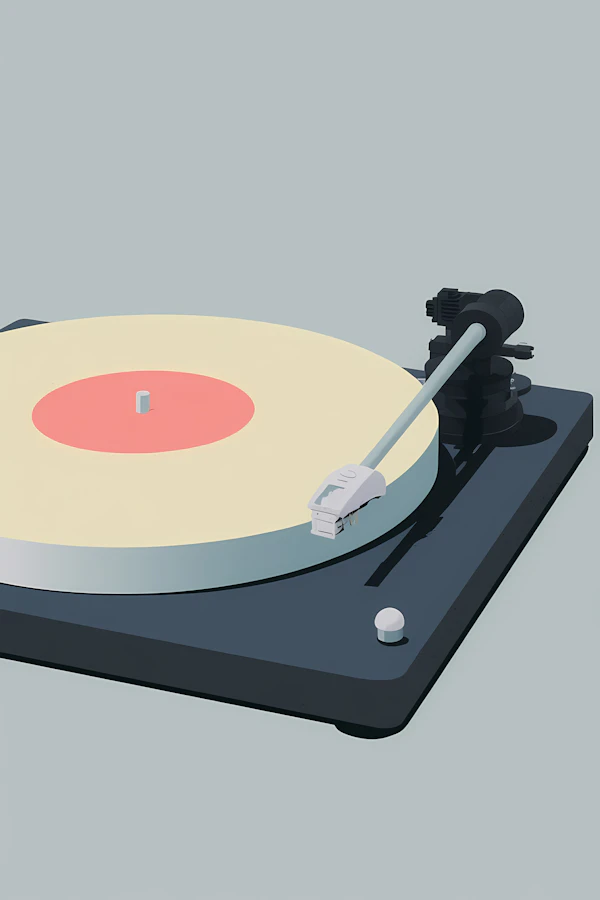 Stylized Turntable Art