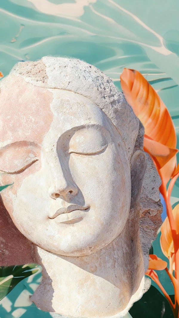 Serene Stone Sculpture