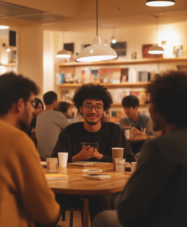 Cozy Café Scene
