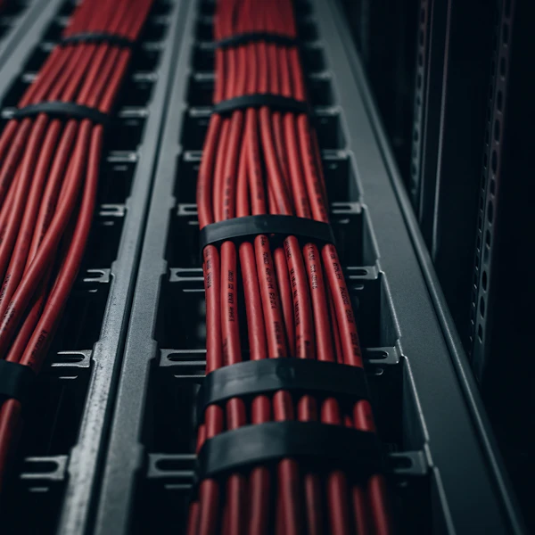 Organized Red Cables