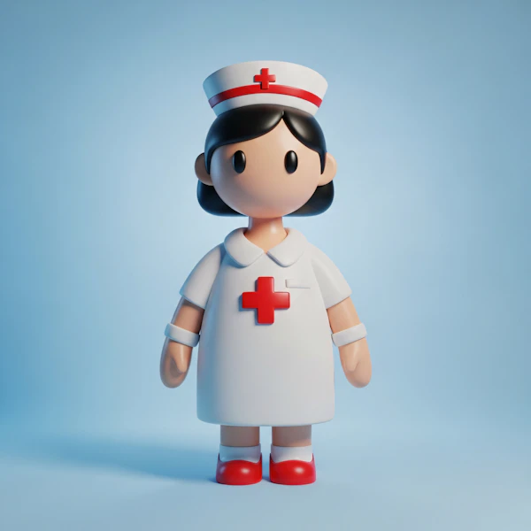 3D Cartoon Nurse