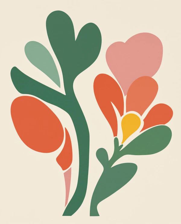 Abstract Floral Design