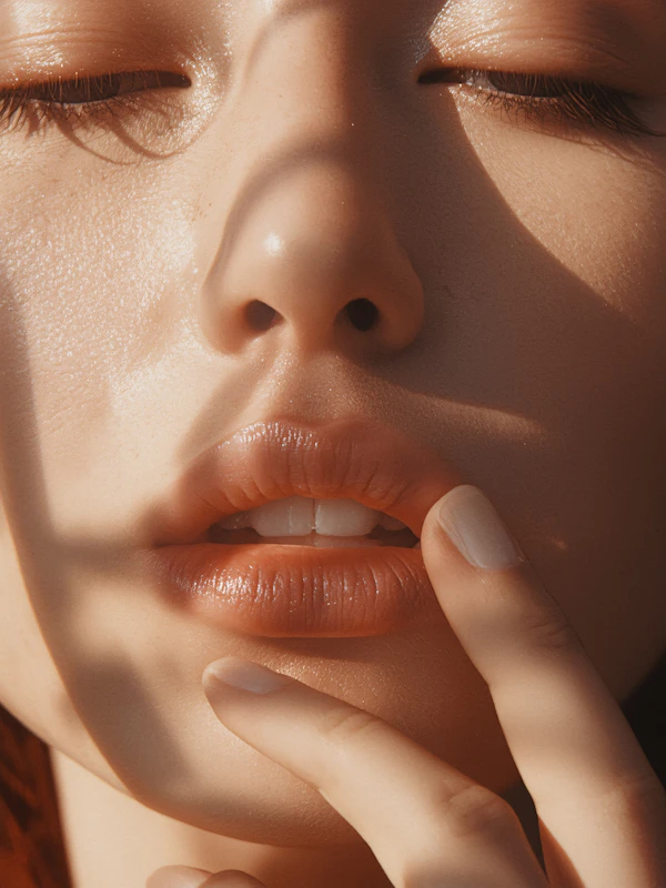 Intimate Face Close-Up