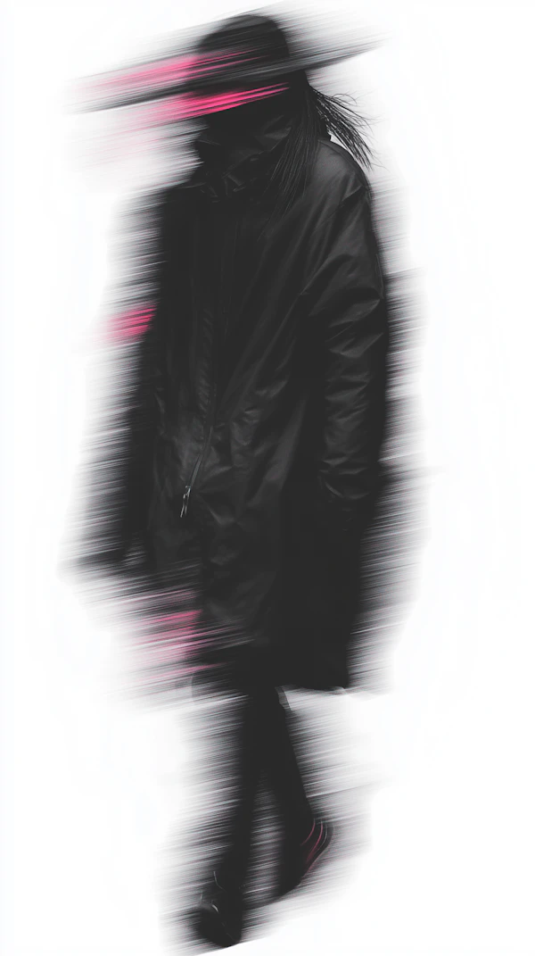 Blurred Motion Silhouette