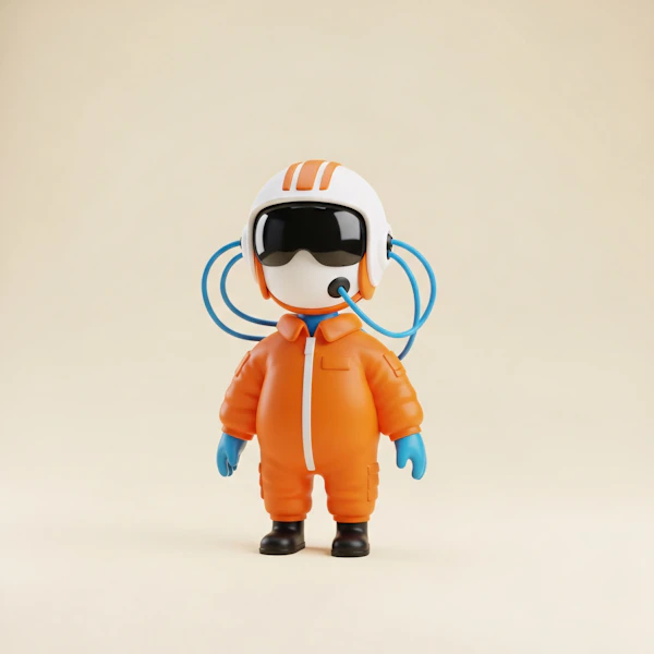 Stylized Astronaut