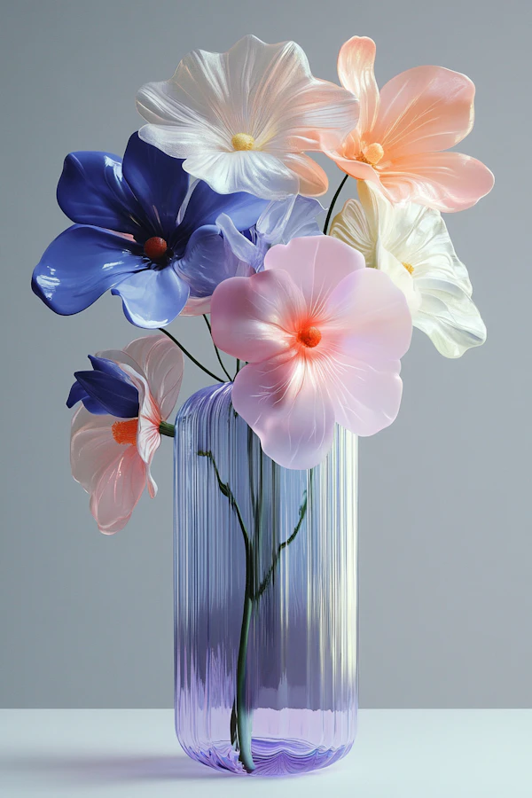 Elegant Glass Flowers