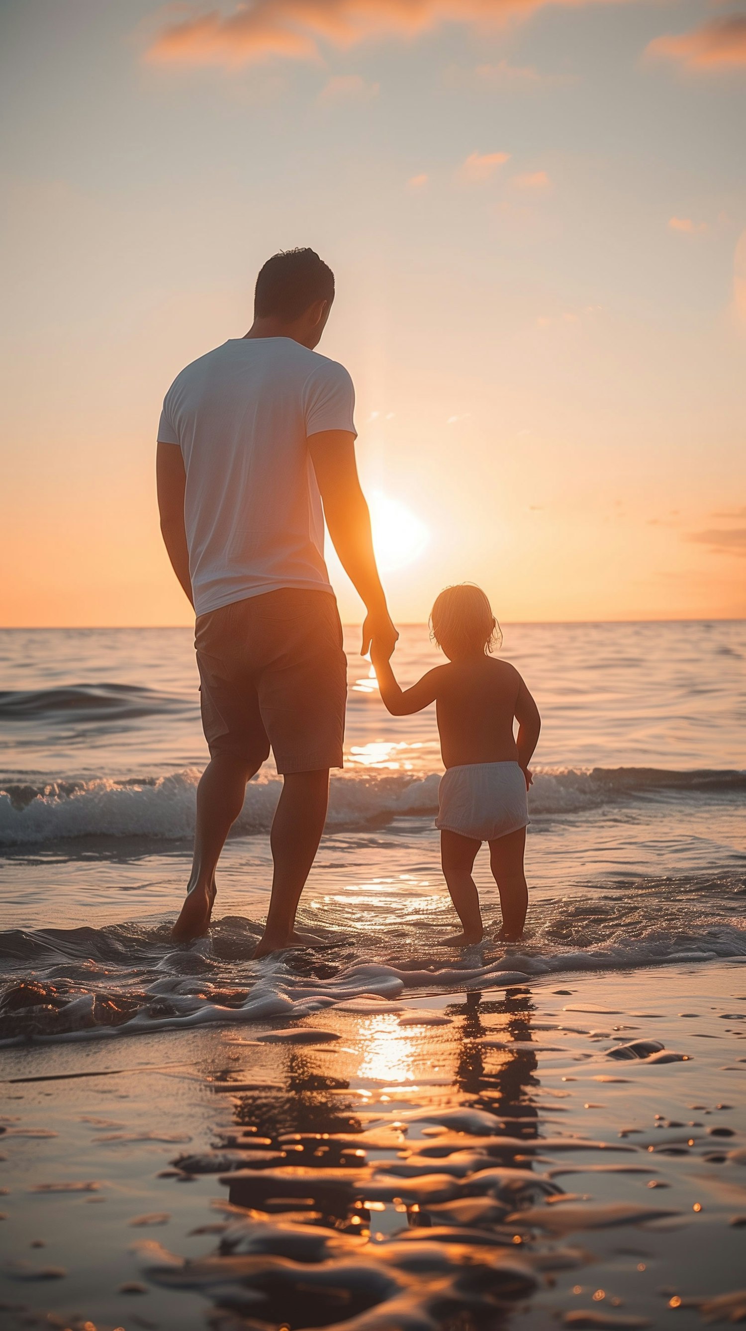 Sunset Bonding at the Beach