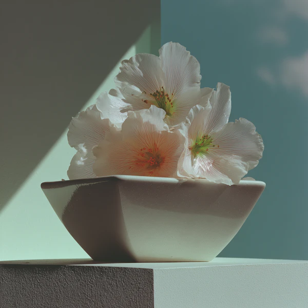 Serene Floral Bowl