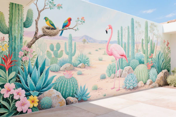 Desert Wildlife Mural