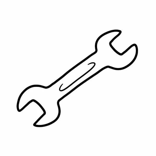 Minimalist Wrench Art