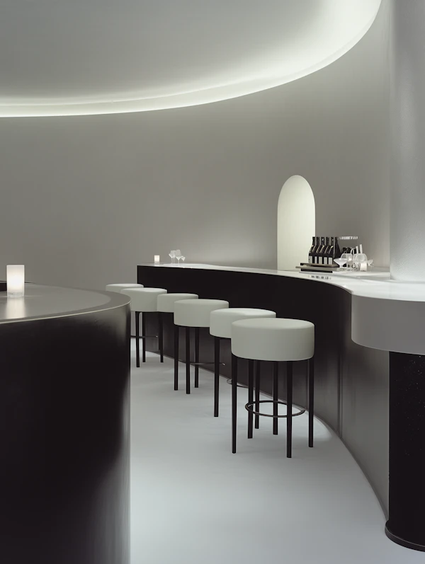 Modern Minimalist Bar Area
