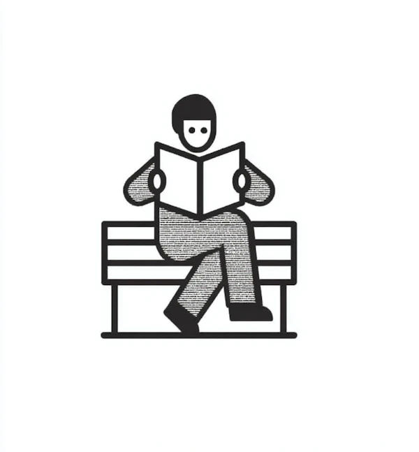 Minimalist Reading Scene