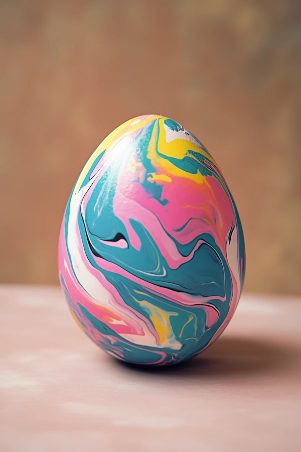 Marbled Egg Art