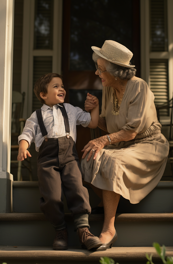 Sunlit Memories with Grandma