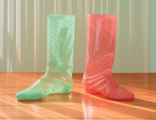 Springtime Glossy Rubber Boots