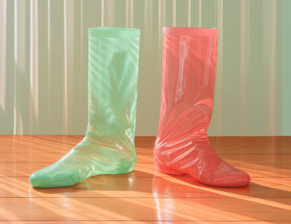 Springtime Glossy Rubber Boots