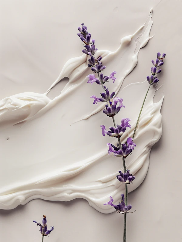 Lavender on Cream