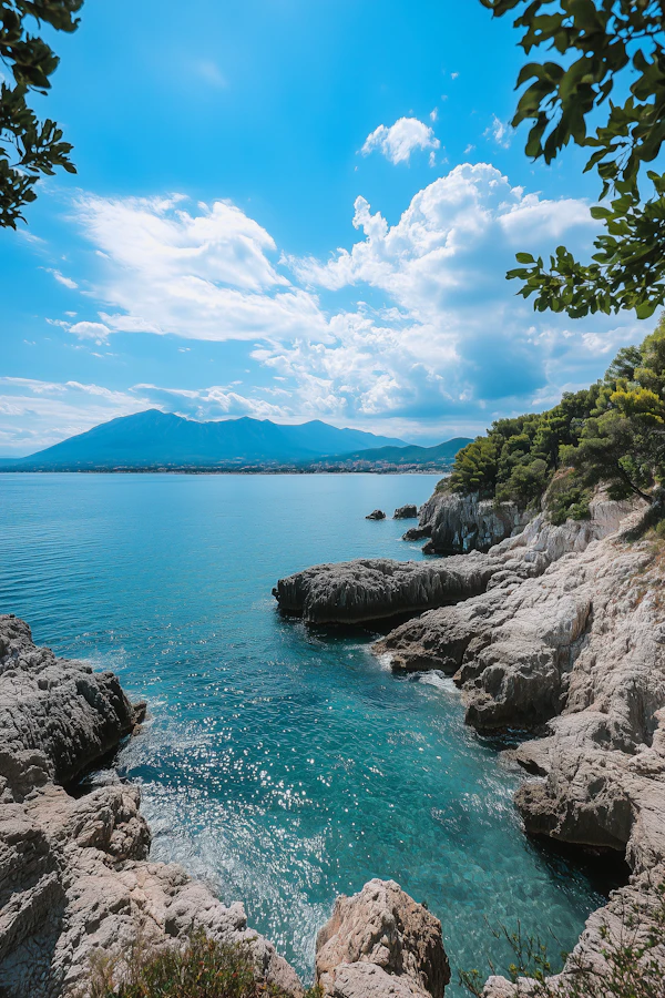 Coastal Serenity Scene