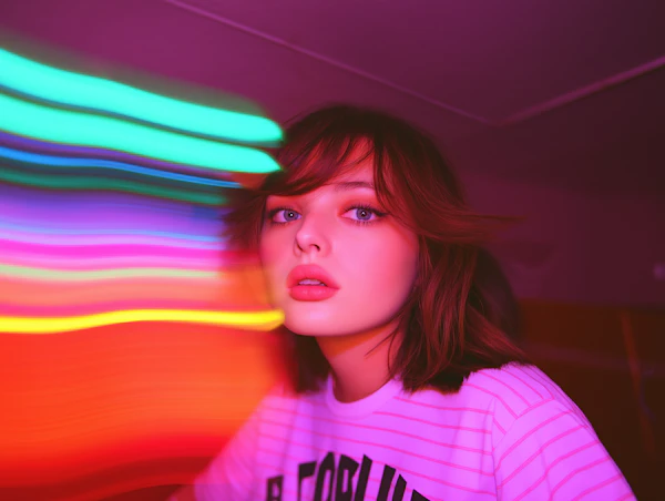 Neon Portrait