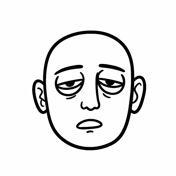 Minimalist Face Sketch