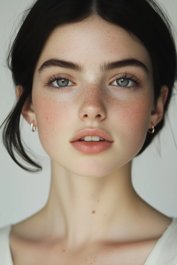 Freckled Beauty Portrait