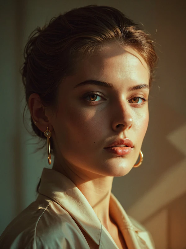 Serene Woman Portrait