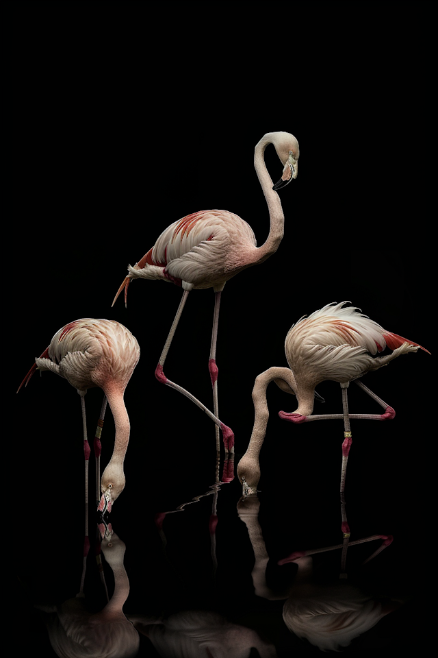 Graceful Flamingos