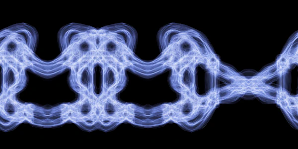 Glowing Blue Abstract