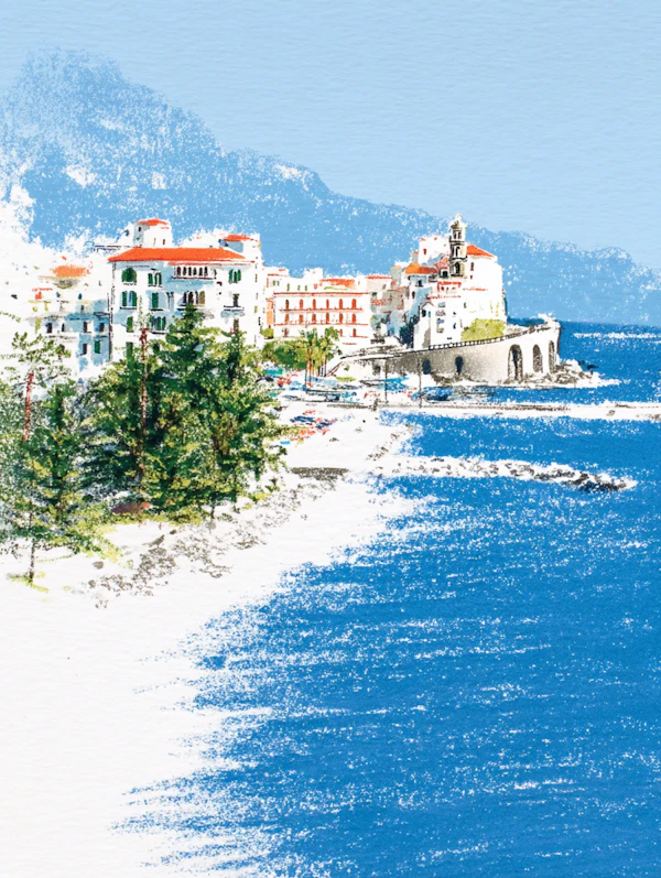Mediterranean Coastal Town