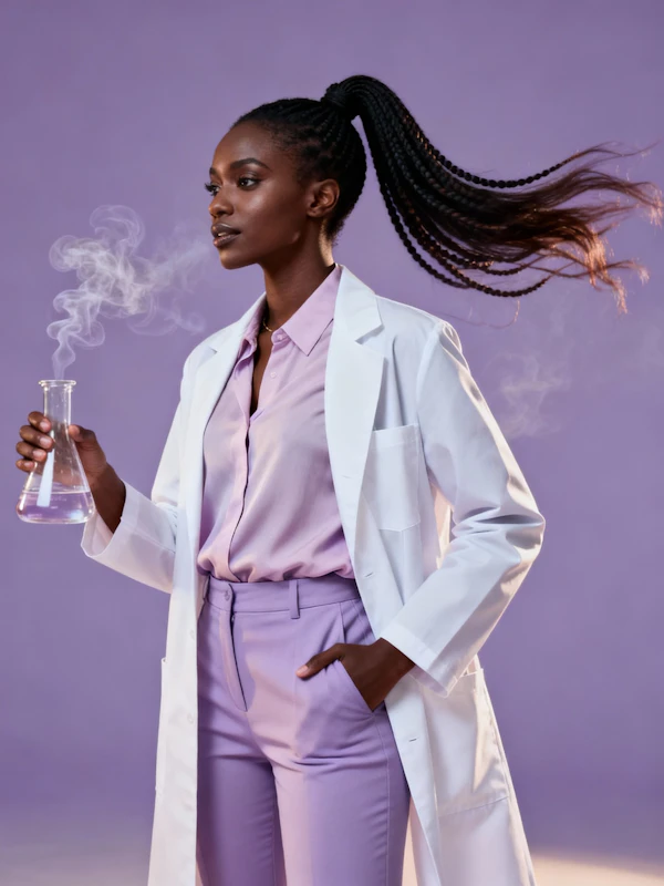 Scientist in Lavender