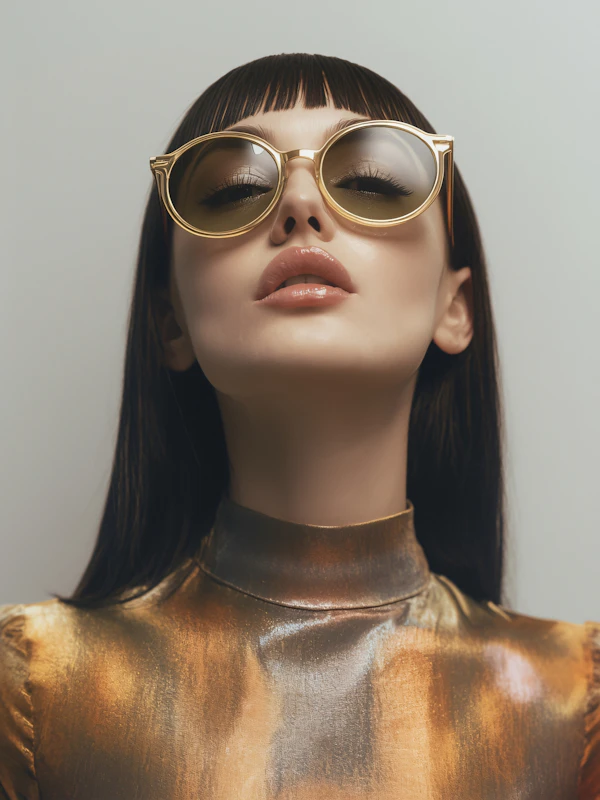 Golden Chic Portrait