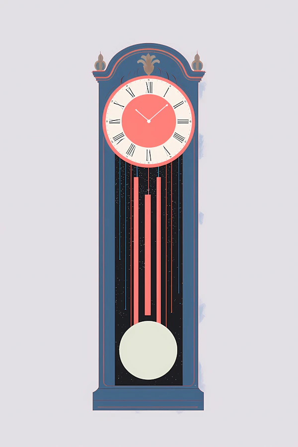Elegant Grandfather Clock