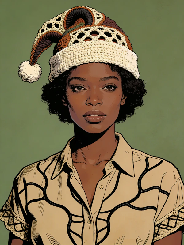 Stylized Woman Portrait