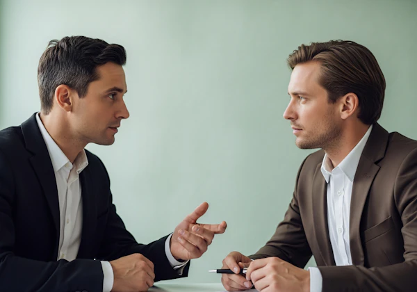 Formal Discussion Scene