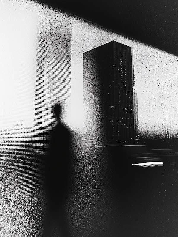 Silhouette in Urban Monochrome