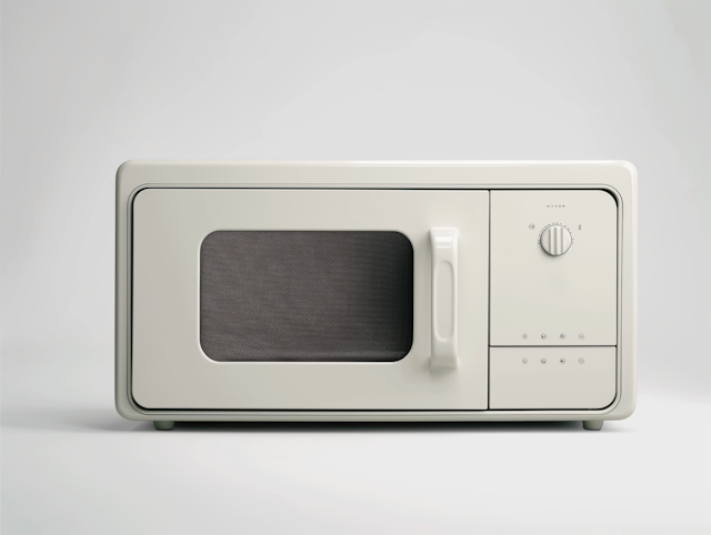 Modern Minimalist Microwave Oven