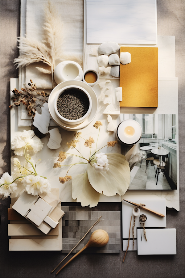 Serene Creativity Flat Lay