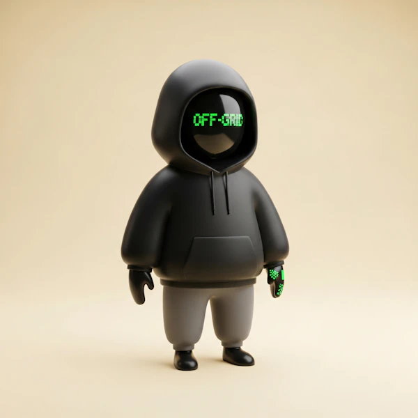 Futuristic 3D Character
