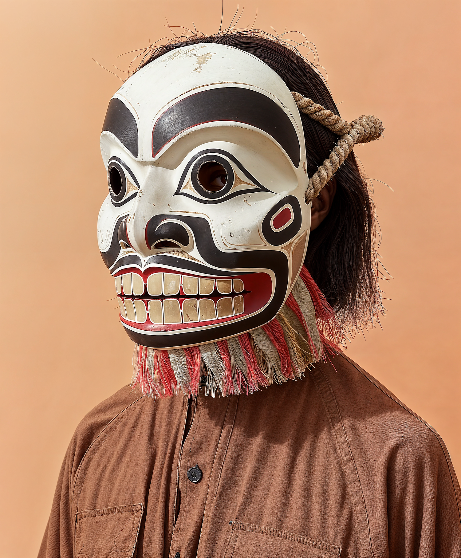 Traditional Cultural Mask Display