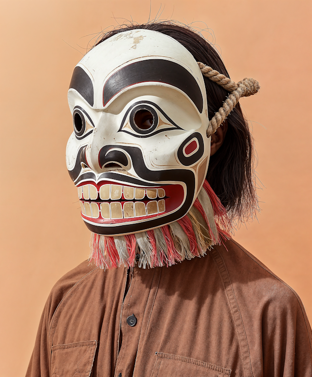 Traditional Cultural Mask Display