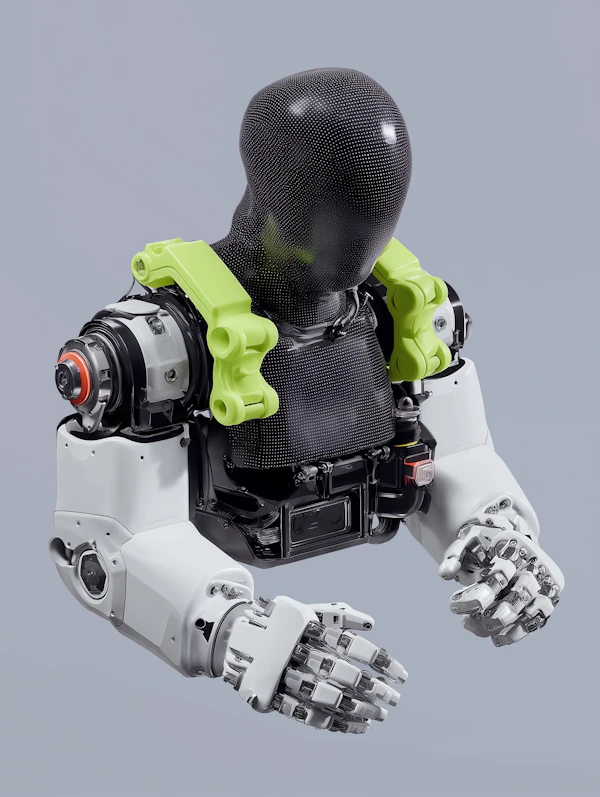 Futuristic Humanoid Robot
