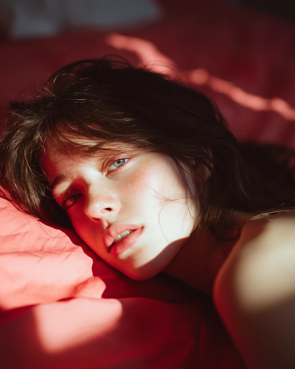 Sunlit Portrait Close-Up