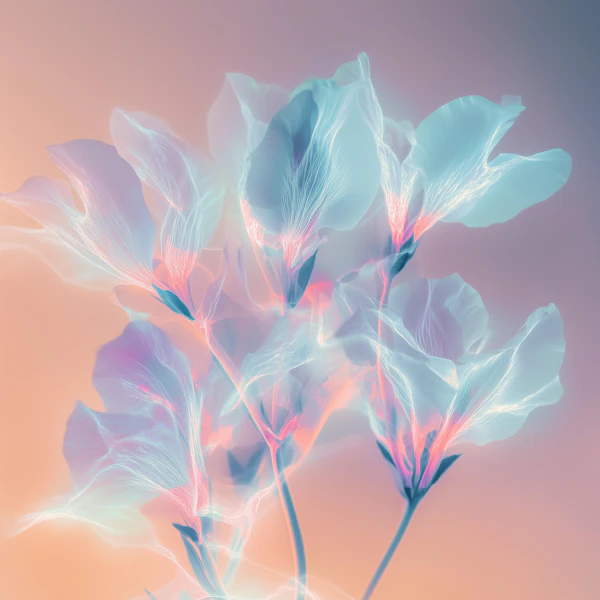 Ethereal Glowing Flowers