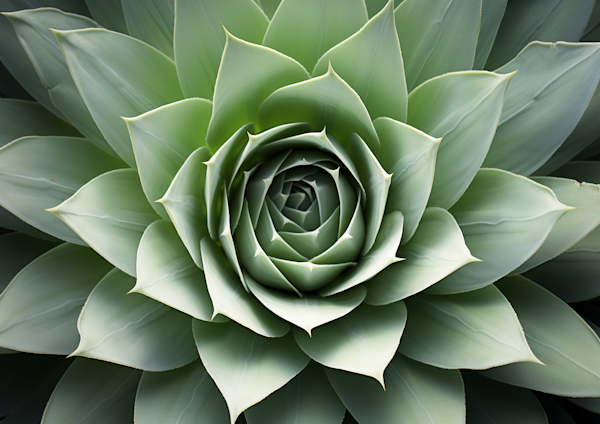 Geometric Spiral Succulent