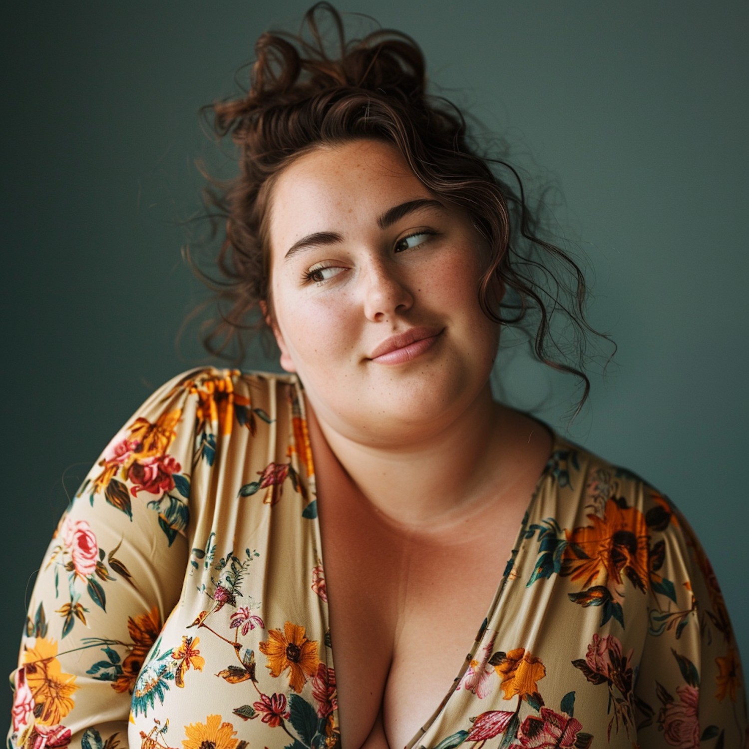 Serene Portrait of Young Woman