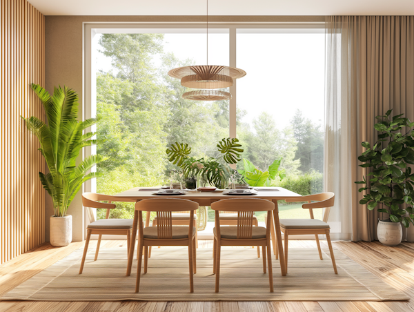 Serenity Natural-Lit Dining Nook