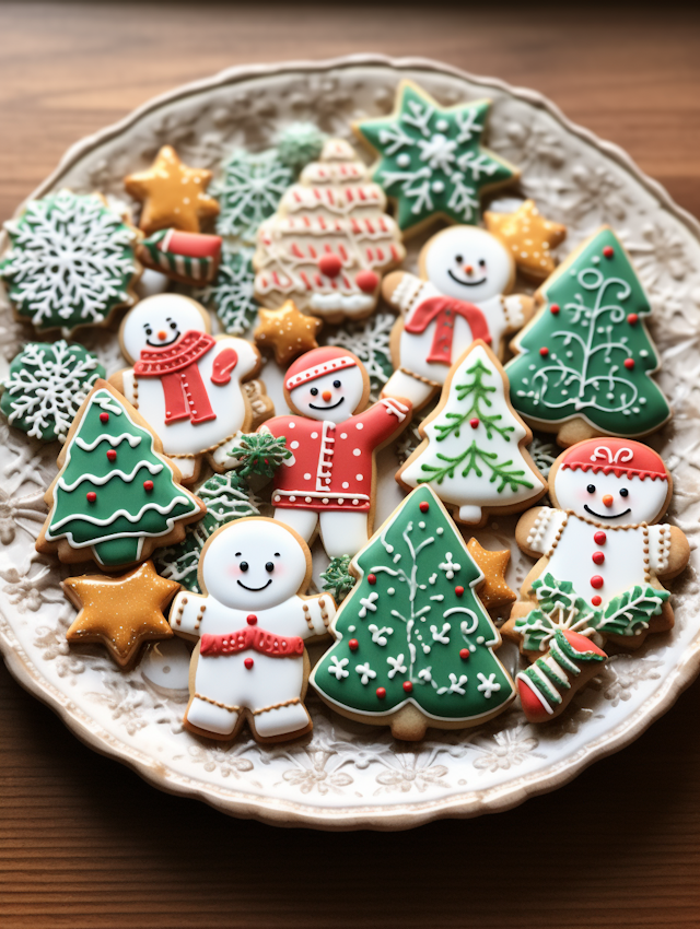 Festive Holiday Cookie Assortment