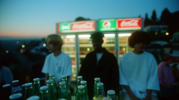 Dusk Beverage Scene